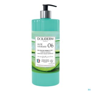 Packshot Doliderm Douchegel 2in1 Aloe Vivifiant Pompfl 1l