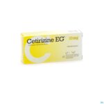 Packshot Cetirizine EG Tabl 20X10Mg Packshot Cetirizine EG Tabl 20X10Mg
