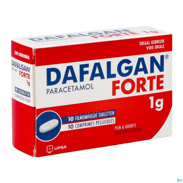 Packshot Dafalgan Forte Filmomh Comp 10 X 1000mg