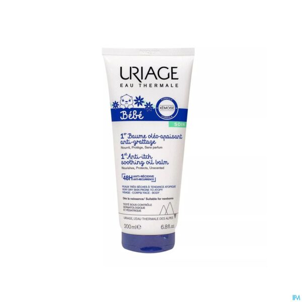 Packshot Uriage Bebe 1er Baume Oleo Apaisant A/grat. 200ml