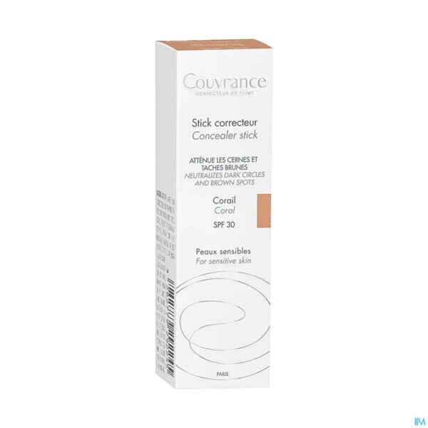 Packshot Avene Couvrance Correctiestick Koraal Packshot Avene Couvrance Correctiestick Koraal