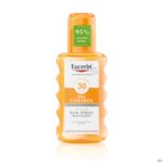 Packshot Eucerin Sun Spray Tranparent Ip30 200ml Packshot Eucerin Sun Spray Tranparent Ip30 200ml