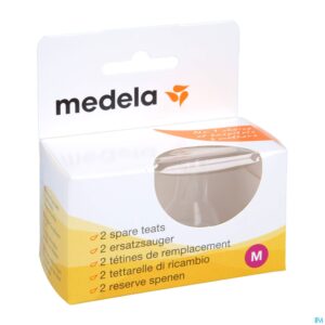 Packshot Medela Speen Silicoon Medium Flow 2