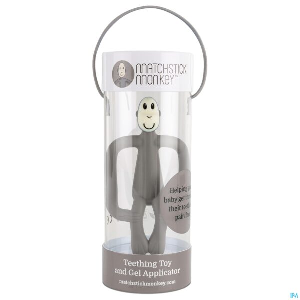 Packshot Matchstick Monkey Bijtring Grijs