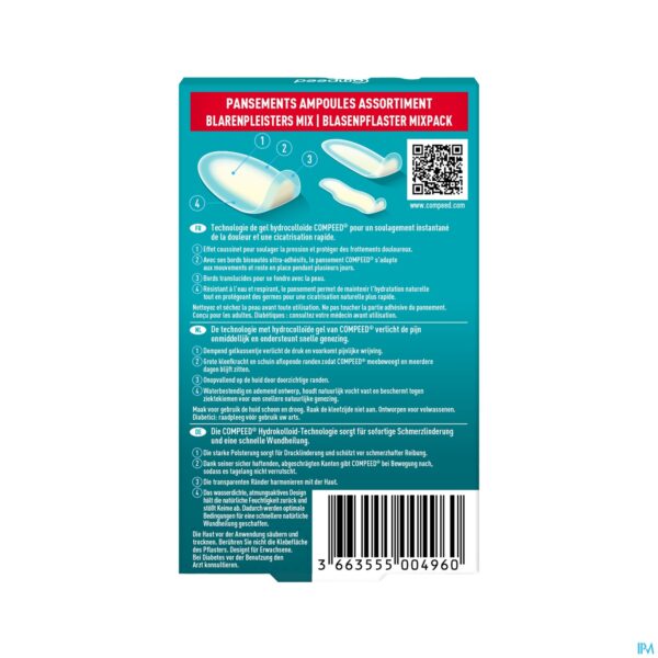 Packshot Compeed Blarenpleisters Voordeelverpakking 10