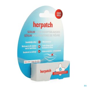 Packshot Herpatch Serum Koortsblaasjes Tube 5ml