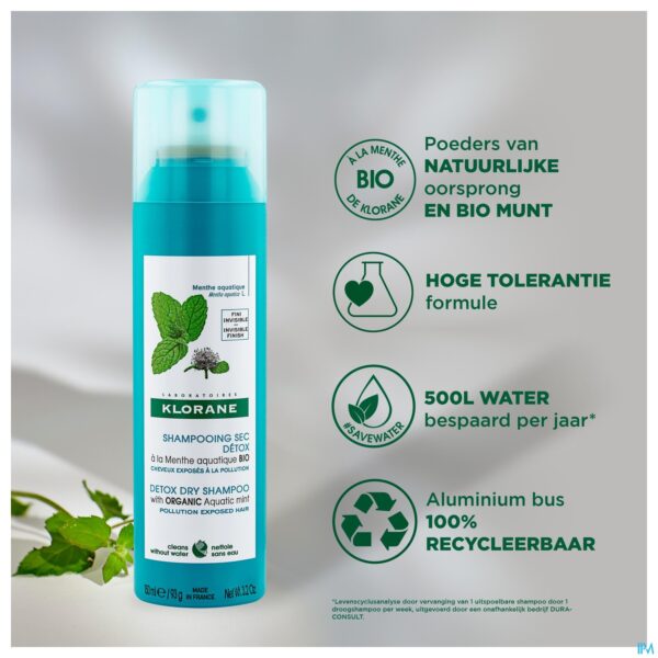 Lifestyle_image Klorane Capil. Droogsh Munt Spray 150ml