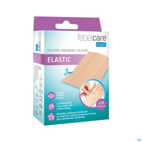 Packshot Febelcare Plast Elastic Uncut 10x8cm 10 Packshot Febelcare Plast Elastic Uncut 10x8cm 10