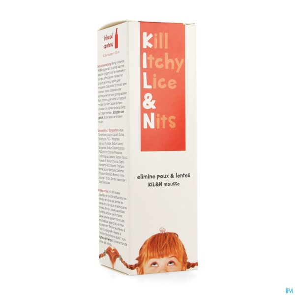 Packshot Kil&n Shampoo A/luizen Mousse 100ml
