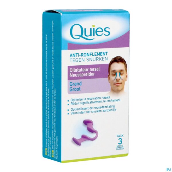 Packshot Quies A/snurk Neusspreider Large 1