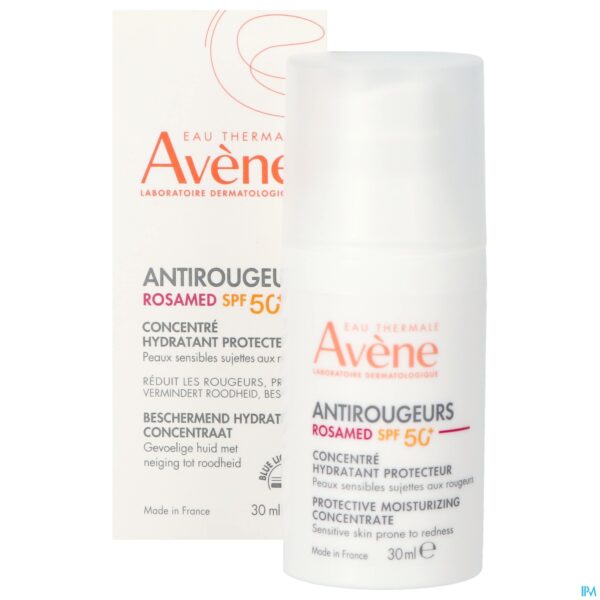 Packshot Avene Rosamed Concentraat Tegen Roodh. Spf50+ 30ml
