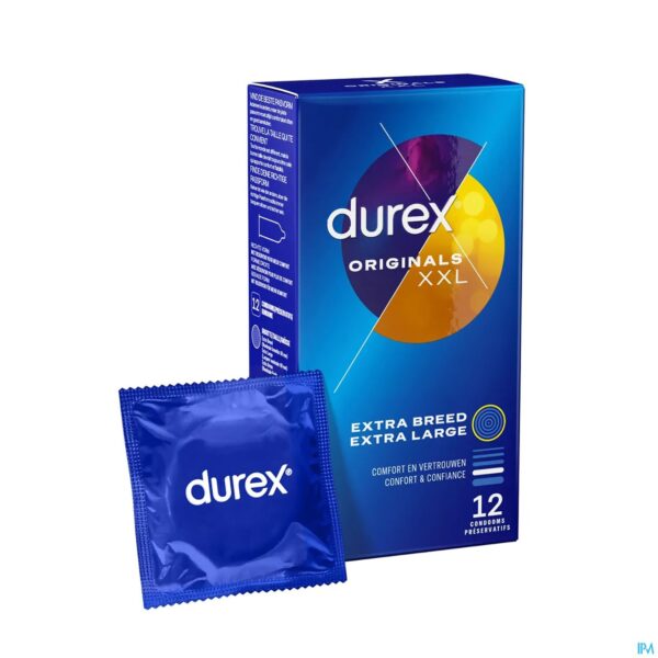 Productshot Durex Originals Xl Condoms 12