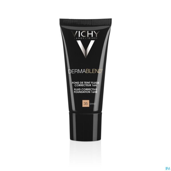 Productshot Vichy Fdt Dermablend Fluide 35 Sand 30ml