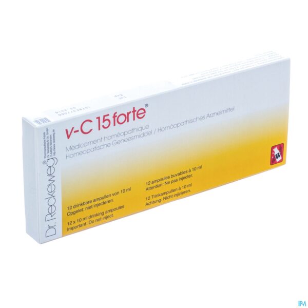 Packshot Reckeweg Dr. V-c 15 Fort Amp 12x10ml