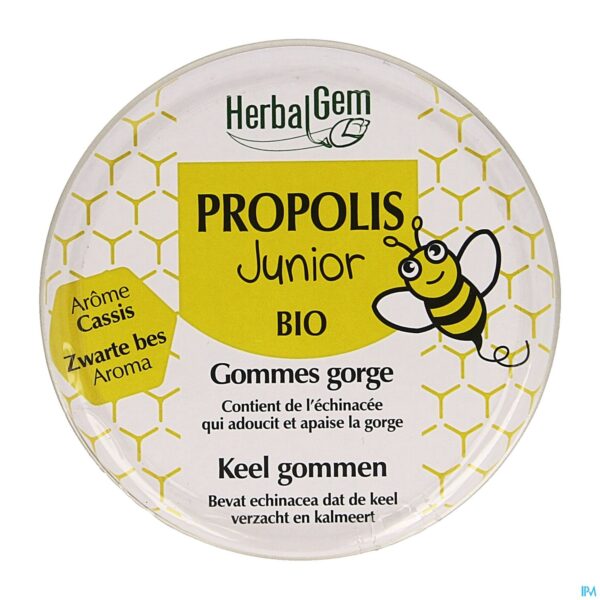 Packshot Herbalgem Propolis Junior Bio Gommen 45g