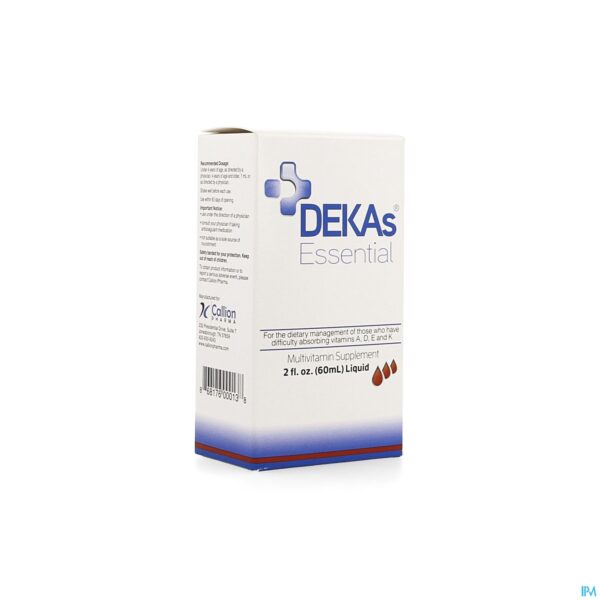Packshot Dekas Essential Vloeibaar 60ml Packshot Dekas Essential Vloeibaar 60ml