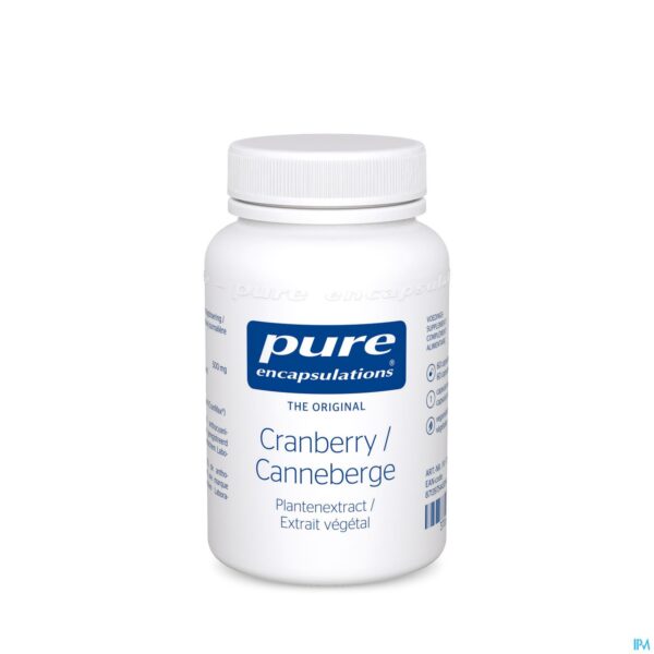Packshot Pure Encapsulations Cranberry Caps 60