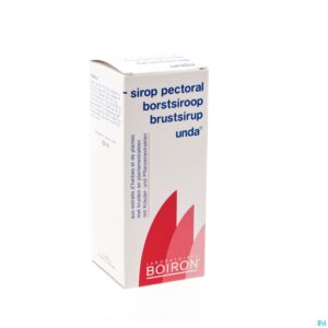 Packshot Sirop Pectoral 180ml Unda