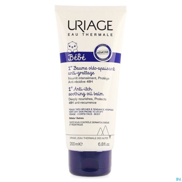 Packshot Uriage Bebe 1er Baume Oleo Apaisant A/grat. 200ml