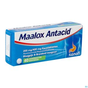 Packshot Maalox Antacid 200/400 Comp 40