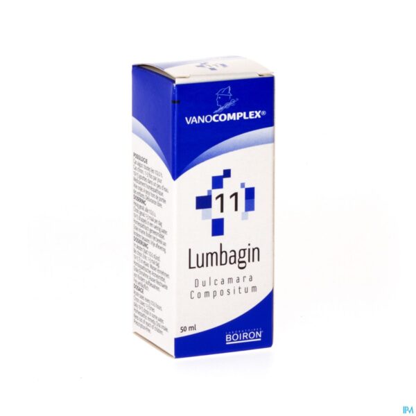 Packshot Vanocomplex N11 Lumbagin Gutt 50ml Unda
