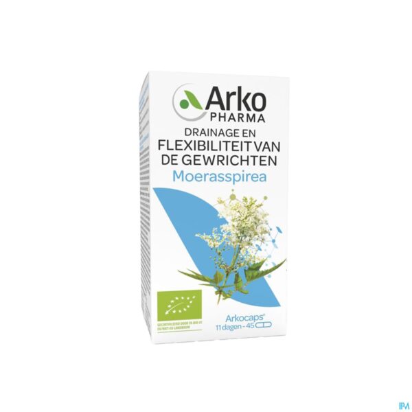 Packshot Arkocaps Moerasspirea Bio Caps 45 Packshot Arkocaps Moerasspirea Bio Caps 45