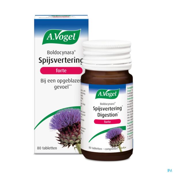 Productshot A.Vogel Boldocynara forte 80 tabletten