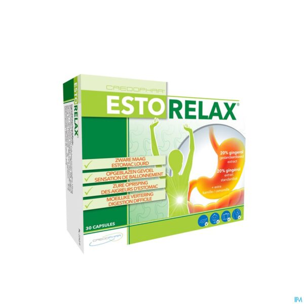 Packshot Estorelax Credophar Caps 30