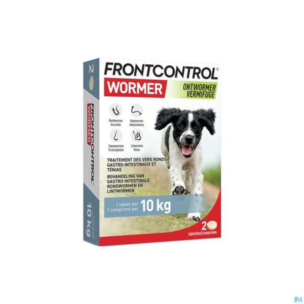 Packshot Frontcontrol Wormer Honden Tabl 2 Packshot Frontcontrol Wormer Honden Tabl 2