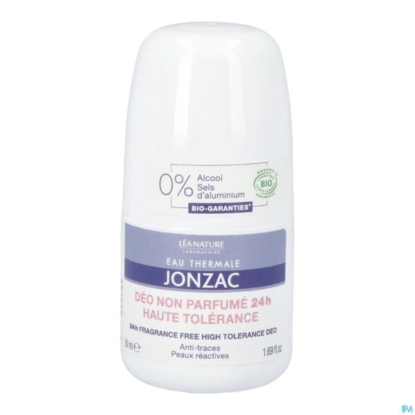 Packshot Jonzac Reactive Deo Hoge T. Z/parfum 24u Bio 50ml