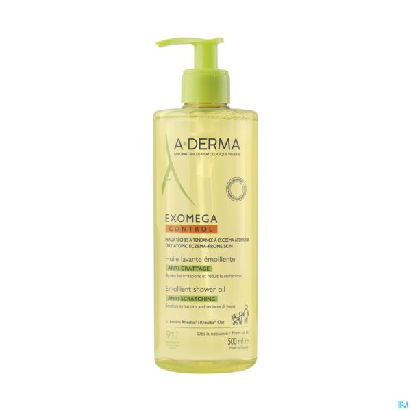 Packshot Aderma Exomega Control Emolierende Wasolie 500ml Packshot Aderma Exomega Control Emolierende Wasolie 500ml