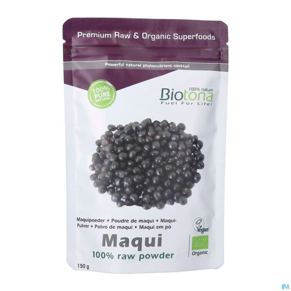 Packshot Biotona Bio Maqui Raw 150g