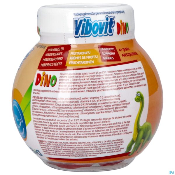 Packshot Vibovit Junior 4+ Dino Gummies 50