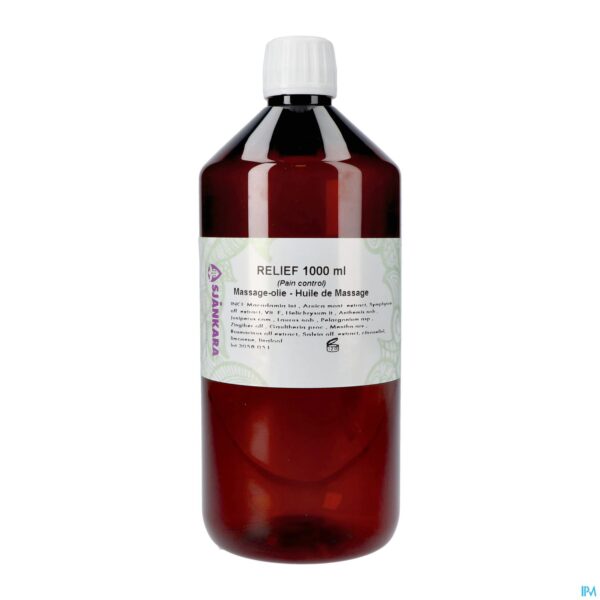 Packshot Sjankara Pain Control Massageolie 1000ml