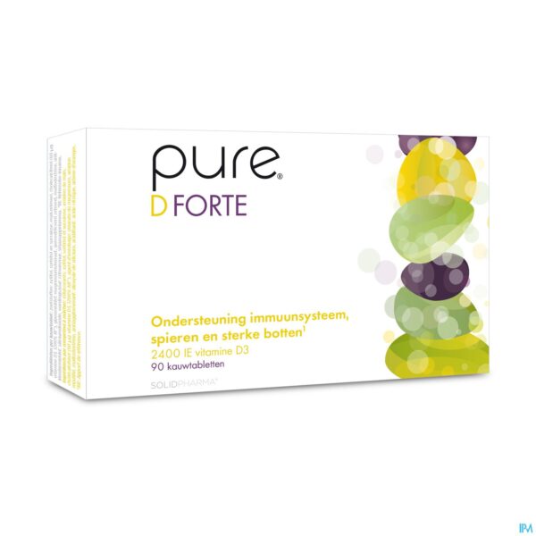 Packshot Pure D Forte Kauwtabletten 90 Packshot Pure D Forte Kauwtabletten 90