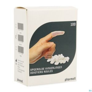 Packshot Pharmex Vingerling Opgerold M 100