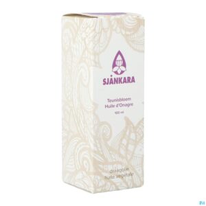 Packshot Sjankara Teunisbloem Plant. Olie Bio 100ml