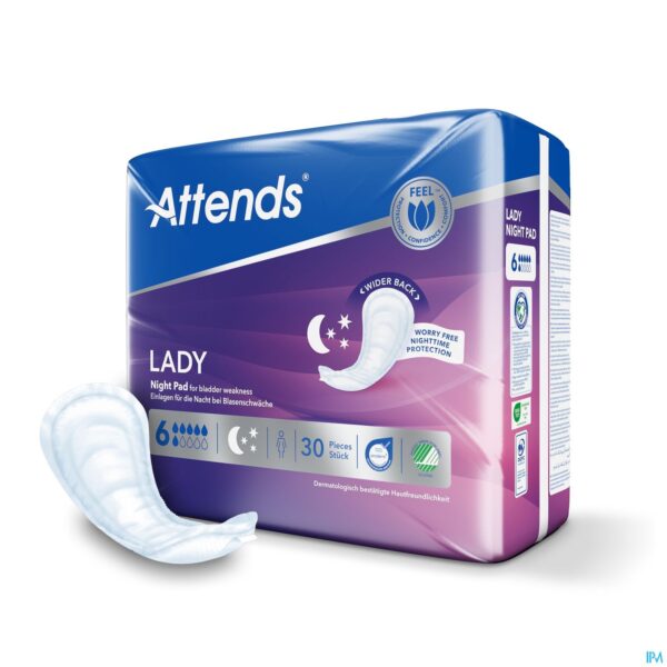 Productshot Attends Lady Night Pad 1x30