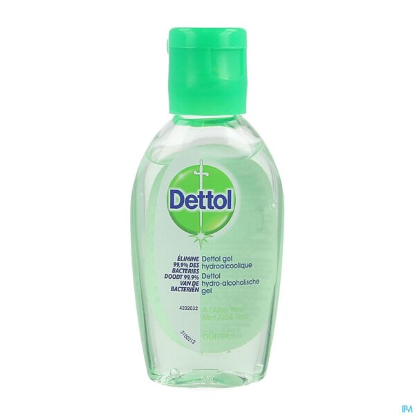 Packshot Dettol Hydroalcoholische Gel Aloe Vera 50ml