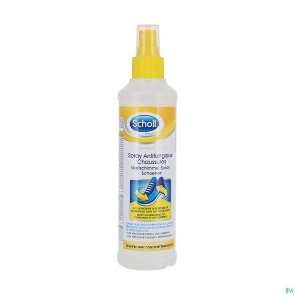Packshot Scholl Voetschimmel Spray Schoenen 250ml