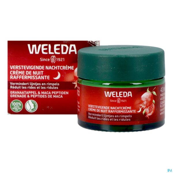 Productshot Weleda Granaatappel&maca Verstevig.nachtcreme 40ml