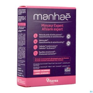 Packshot Manhae Afslank Expert Caps 30
