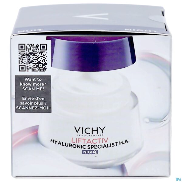 Packshot Vichy Liftactiv Hyaluronic Spec. Ha Nacht 50ml Nf