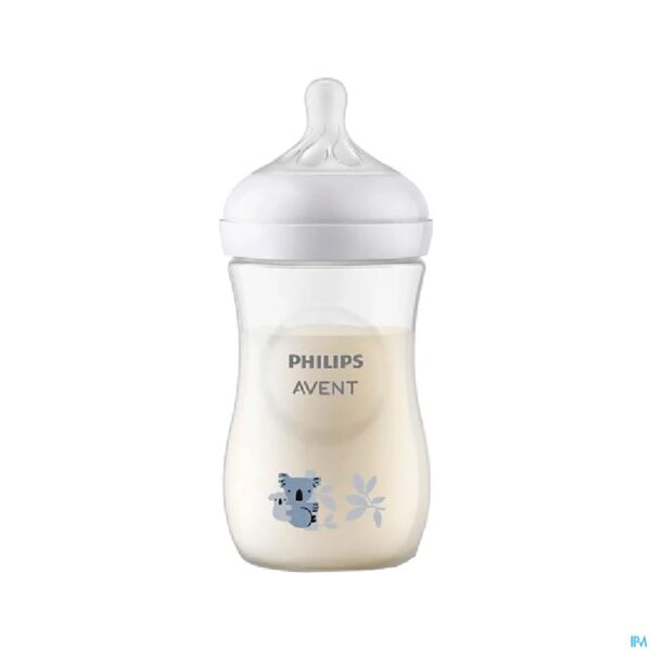 Packshot Philips Avent Natural 3.0 Zuigfles Koala 260ml