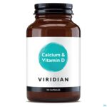 Productshot Viridian High Potency Calcium&d3 Plantaard.caps 90
