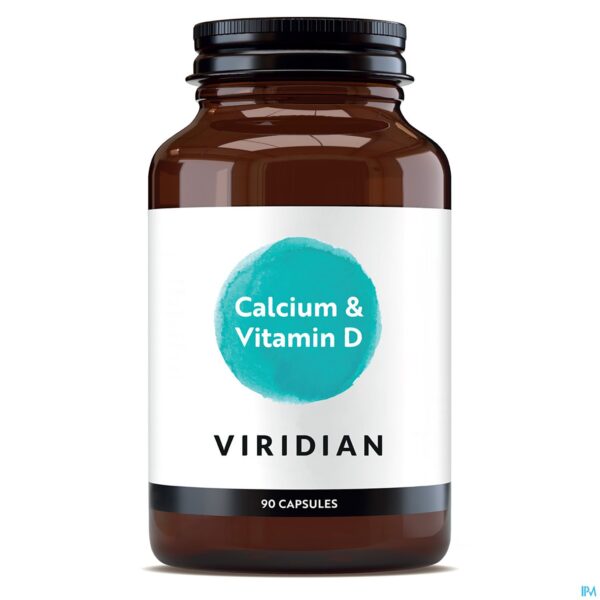 Productshot Viridian High Potency Calcium&d3 Plantaard.caps 90 Productshot Viridian High Potency Calcium&d3 Plantaard.caps 90