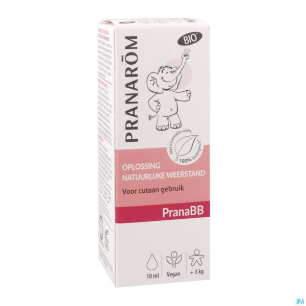 Packshot Pranarom Pranabb Bio Opl Nat. Weerstand 10ml