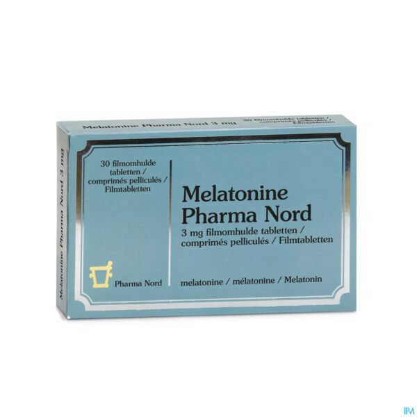 Packshot Melatonine Pharma Nord 3mg 30 Tabl