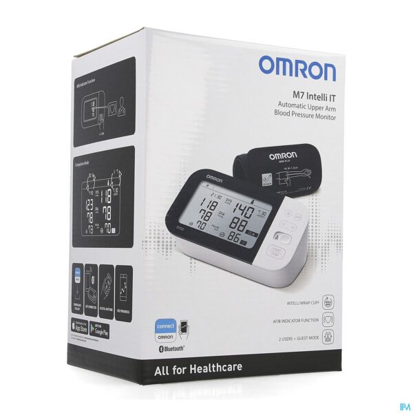 Packshot Omron M7 Intelli Bloeddrukmeter Arm Automatisch