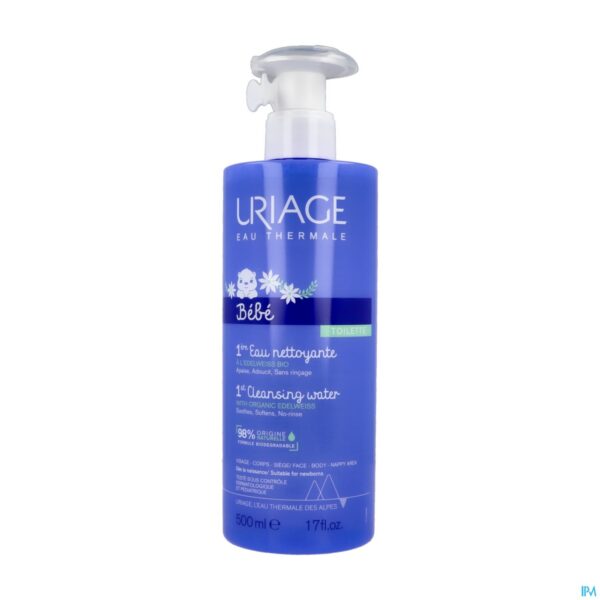 Packshot Uriage Bb 1ere Eau Nettoyante 500ml